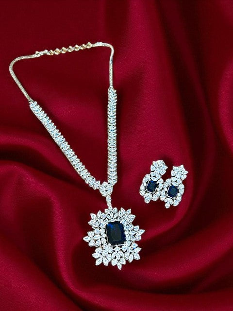 Sapphire AD pendent Set