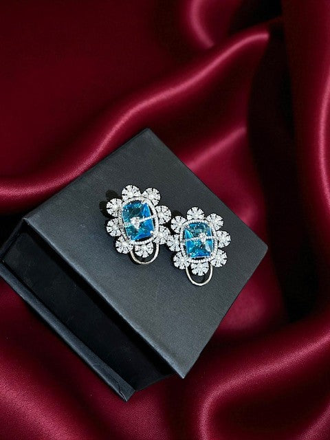 Blue Blossom Studs Earrings