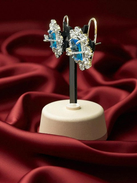 Blue Blossom Studs Earrings