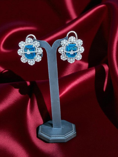 Blue Blossom Studs Earrings