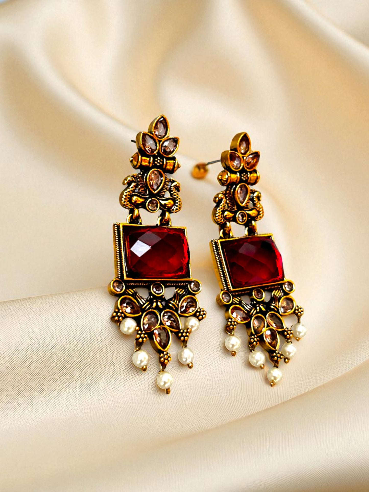 Ruby Rajwada Chandrika Earrings
