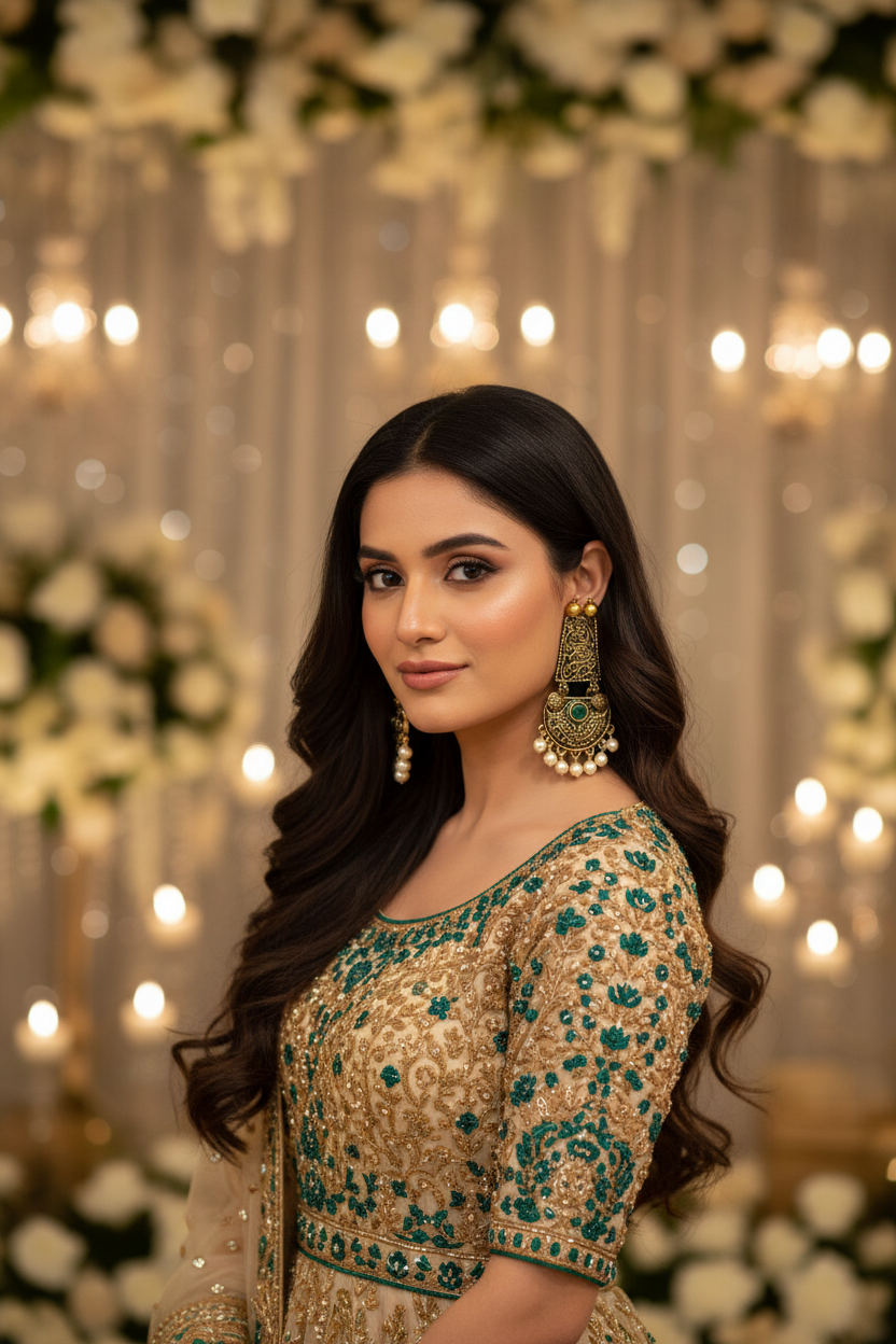 Heritage Lush Emerald Earrings