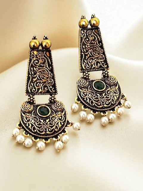 Heritage Lush Emerald Earrings
