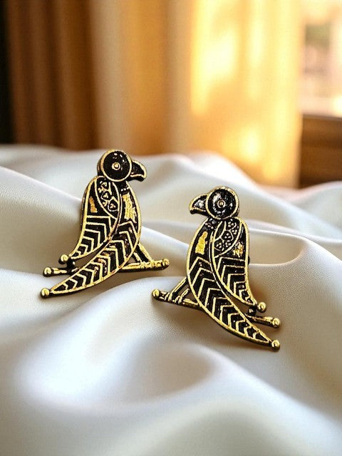 Vintage Indo-modern Bird Earrings