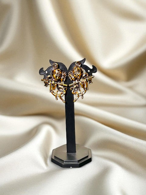 Vintage Radha-Krishna Earrings