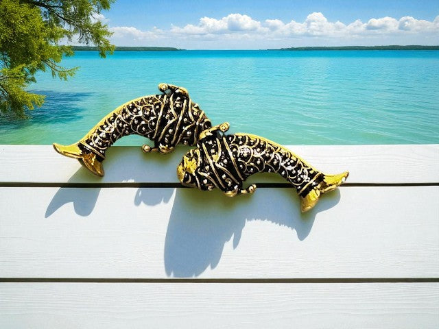 Vintage Indo-modern Fish Earrings