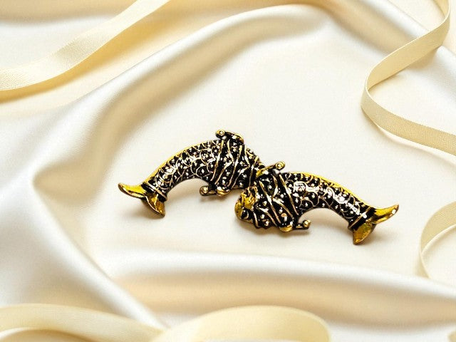 Vintage Indo-modern Fish Earrings