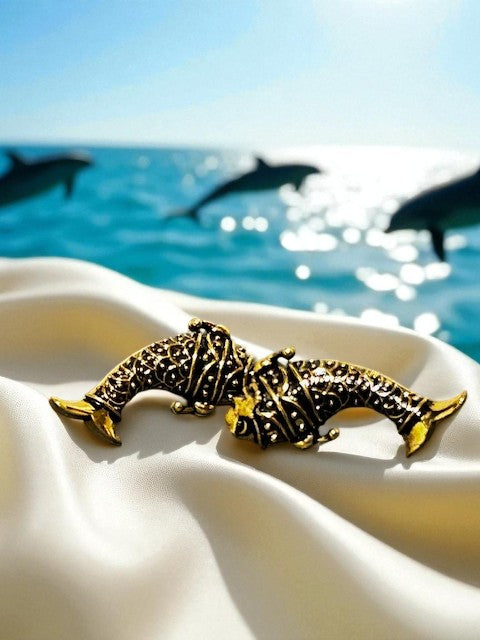 Vintage Indo-modern Fish Earrings