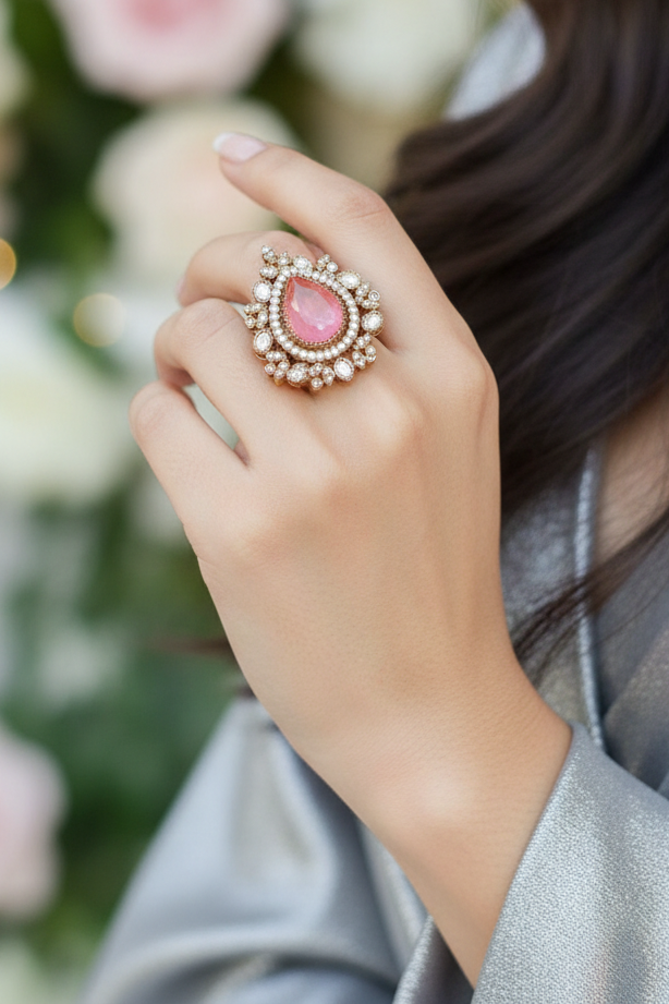 Sitara pink Ring