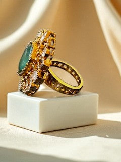 Adaah Mint Green Ring