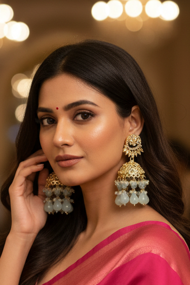 Nisha Turquoise Jhumka