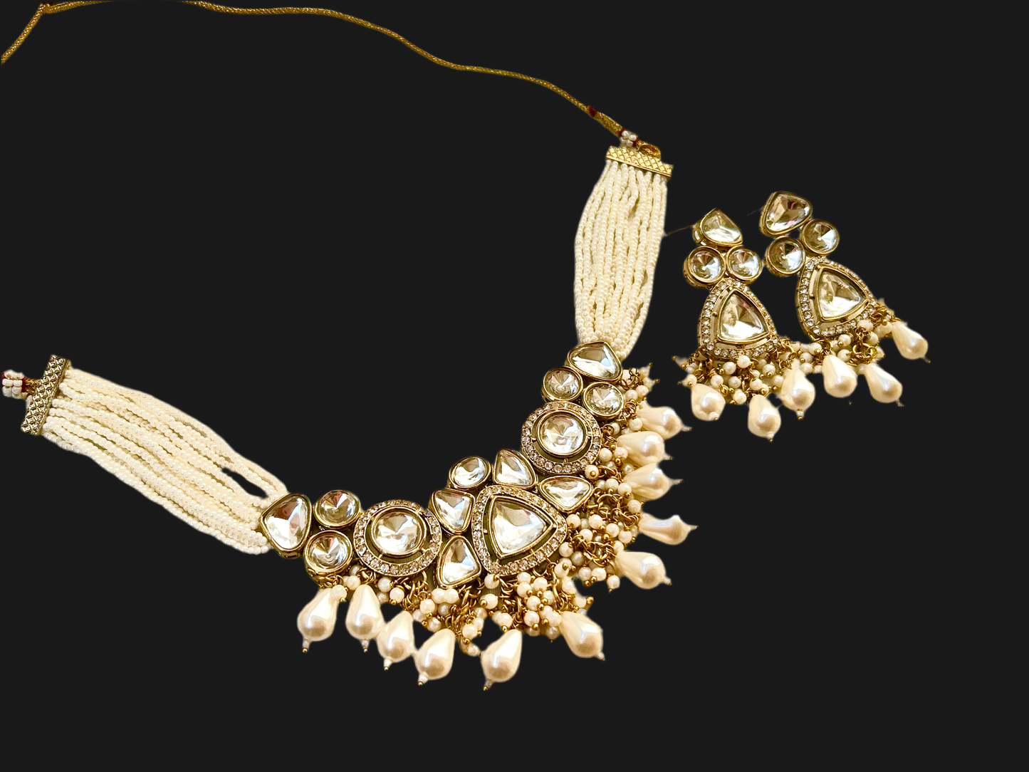 Kirtika multi kundan necklace