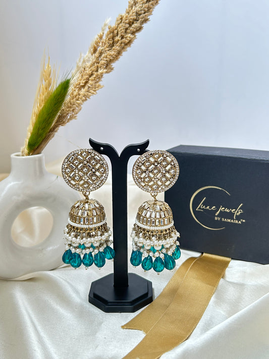 Vanya Rama green jhumka