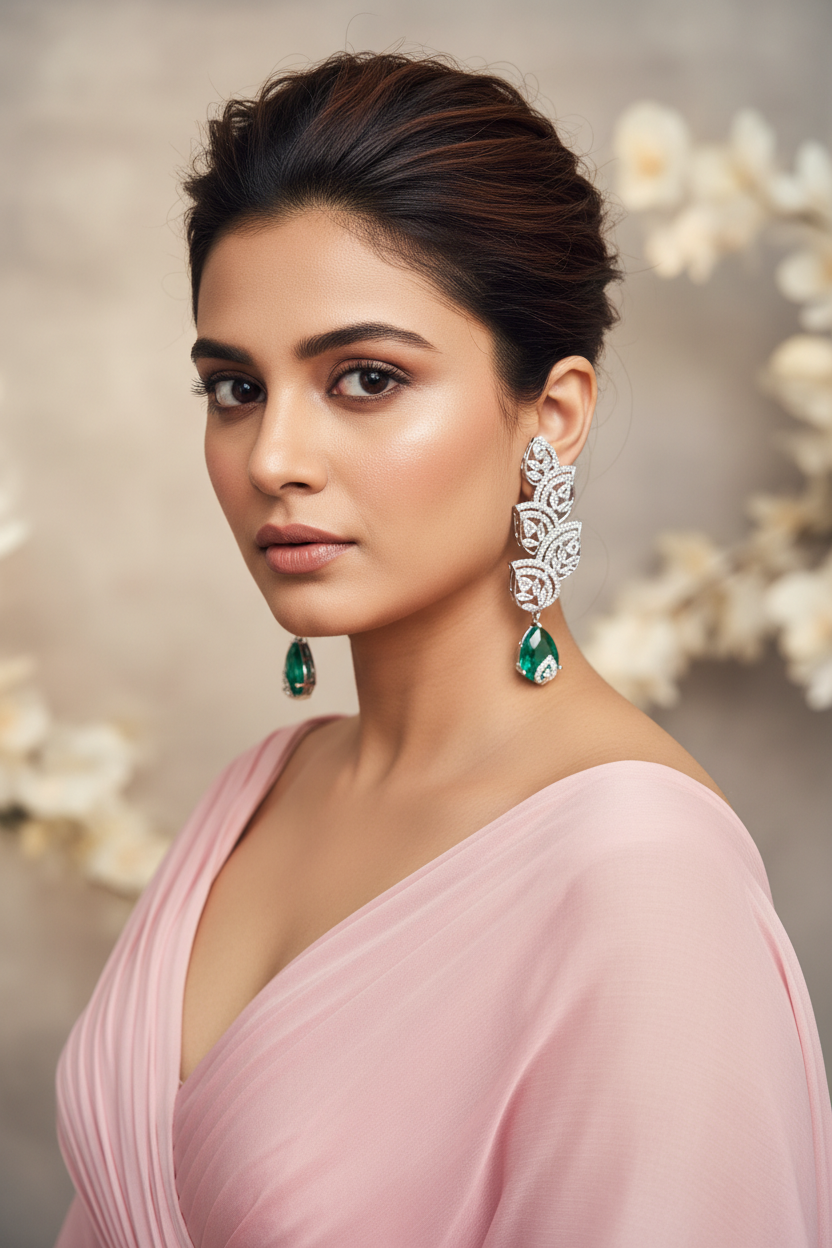 Alisha Earing emerald