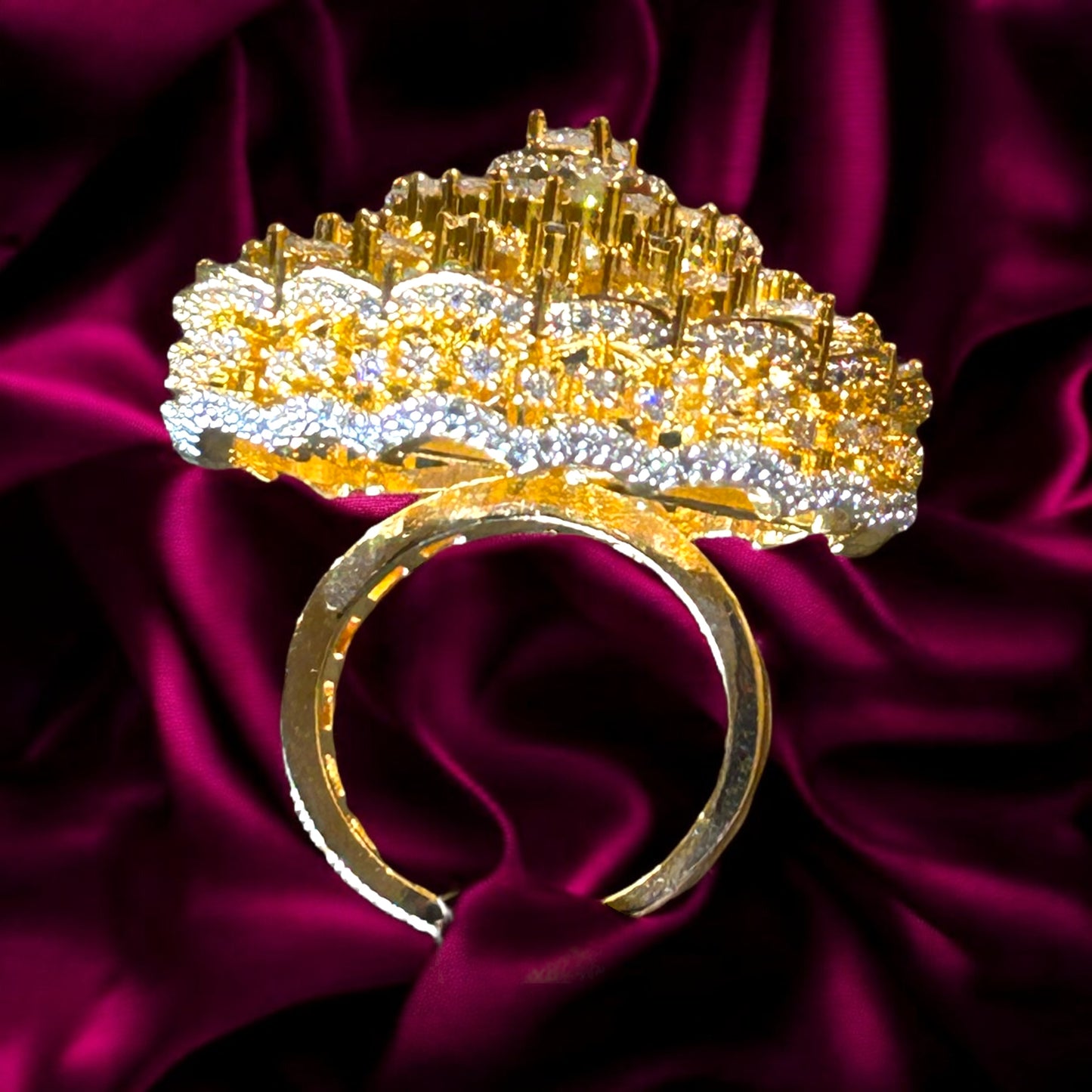 Sunflora Statement Ring