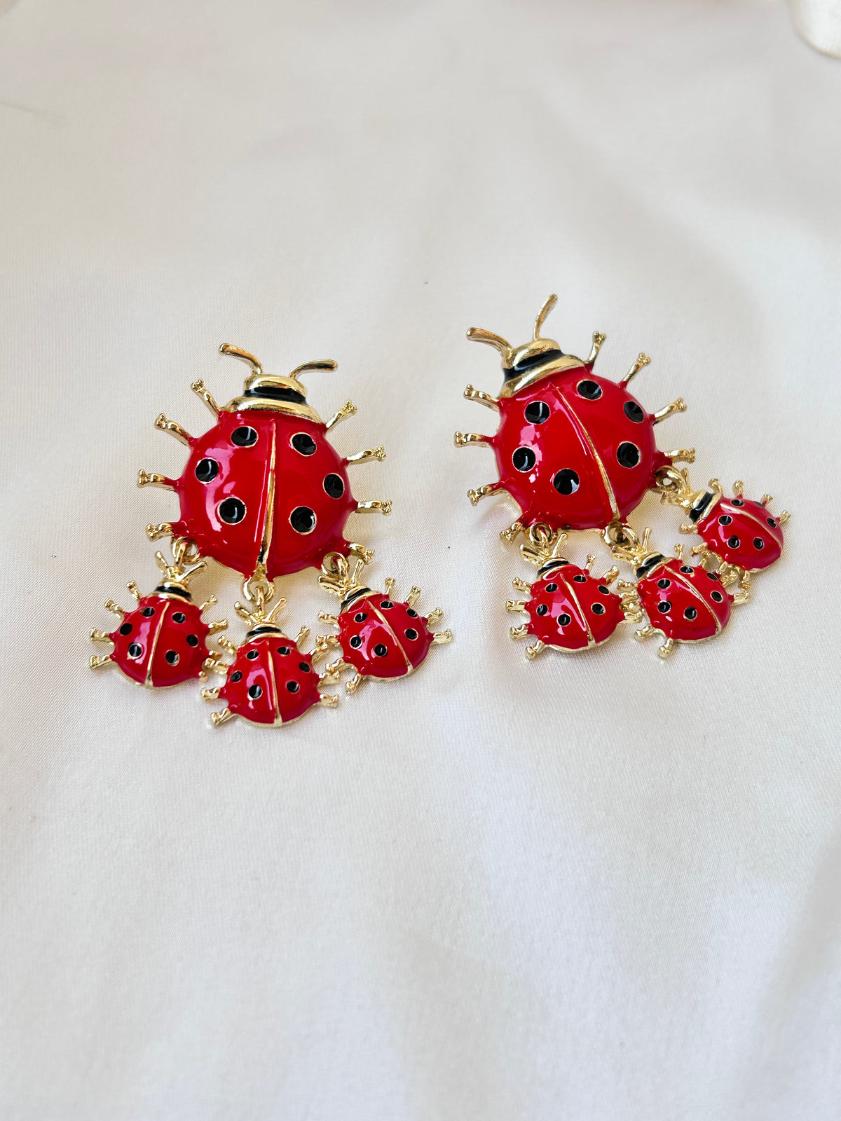 LadyBug  Earrings