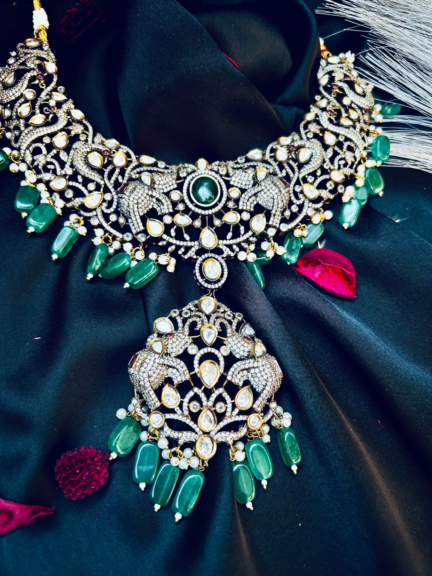American diamond necklace set..