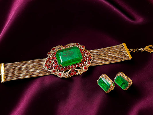 Celestia Emerald Necklace