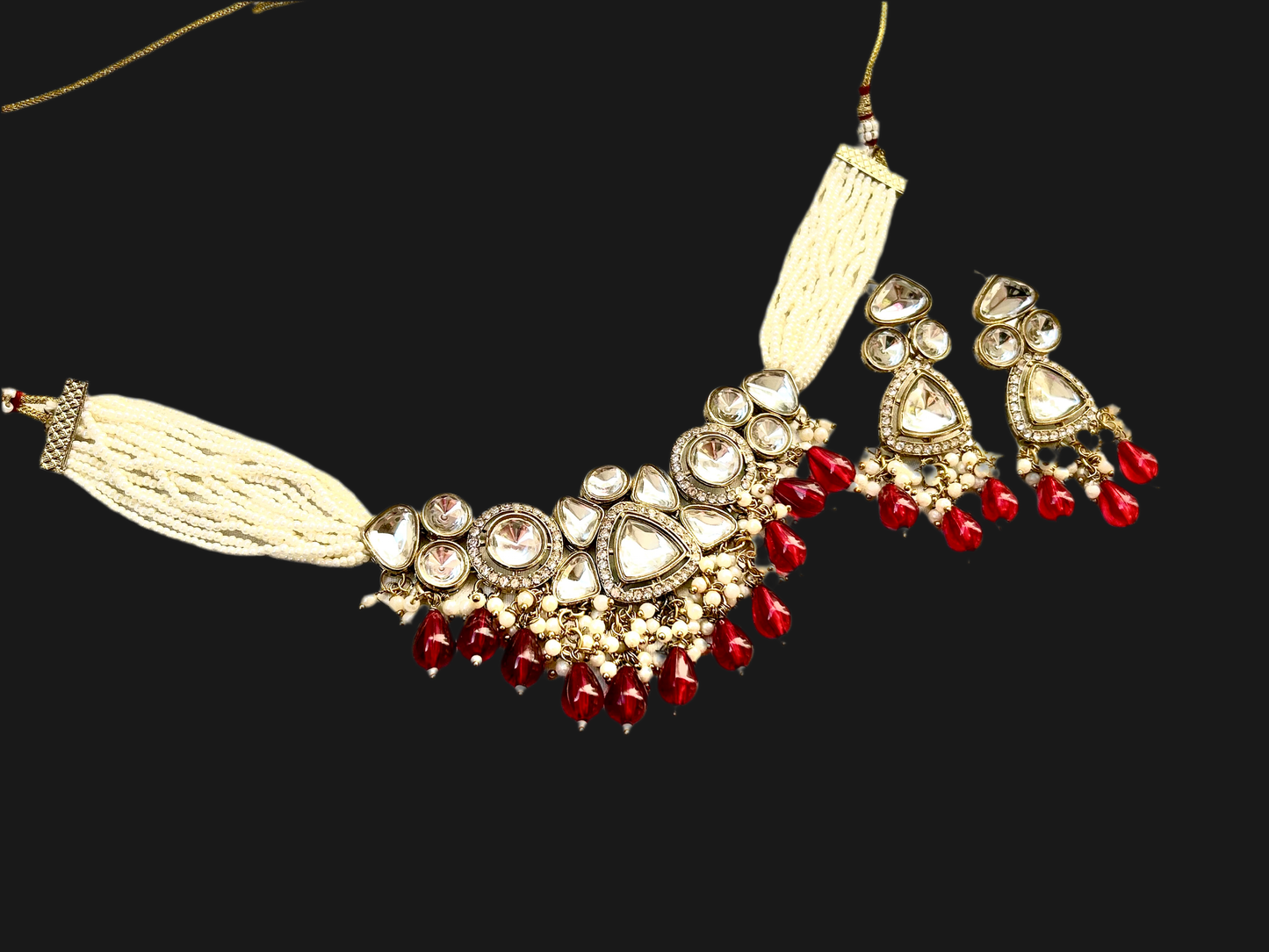 Kirtika multi kundan necklace