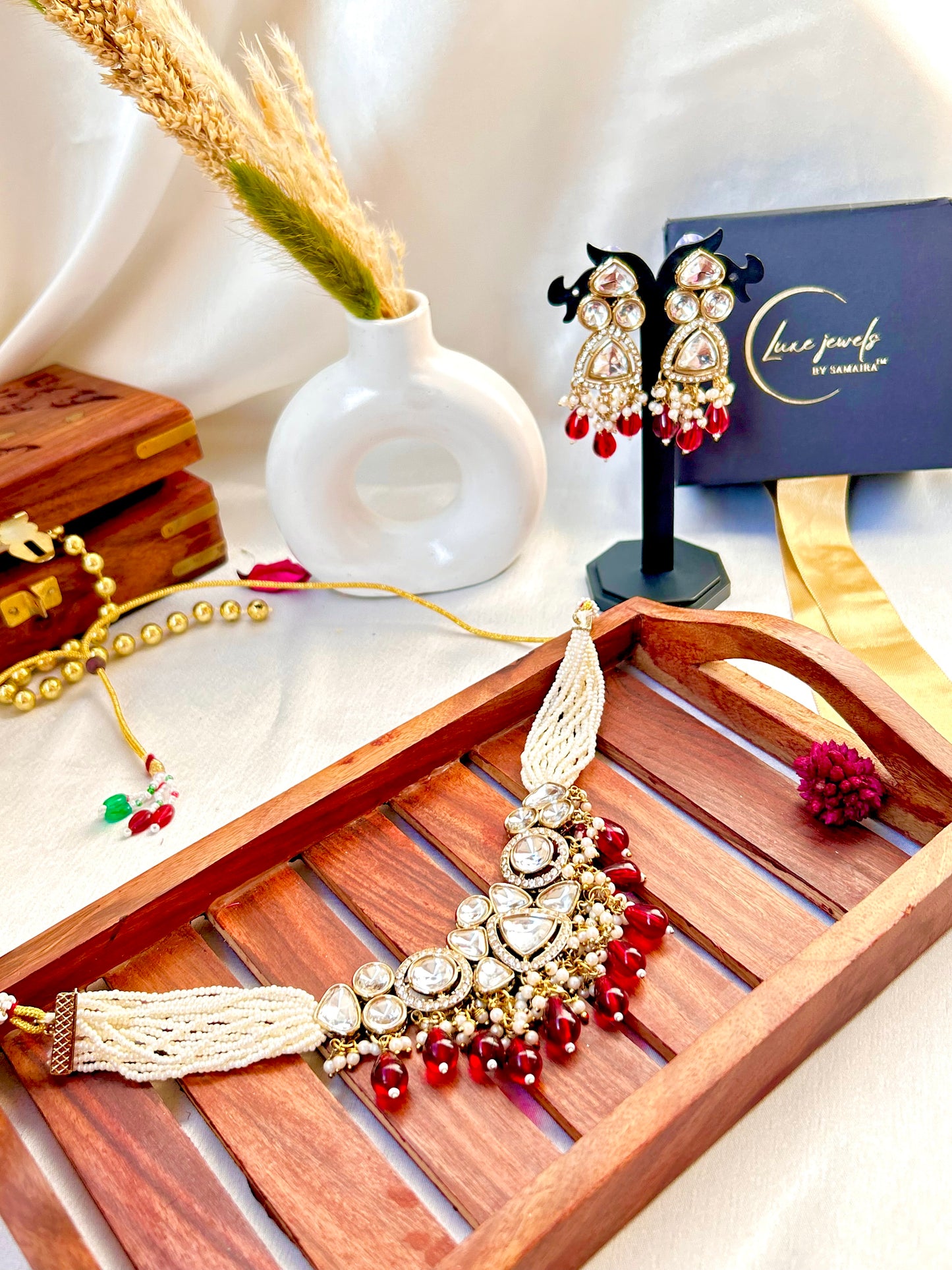 Kirtika multi kundan necklace