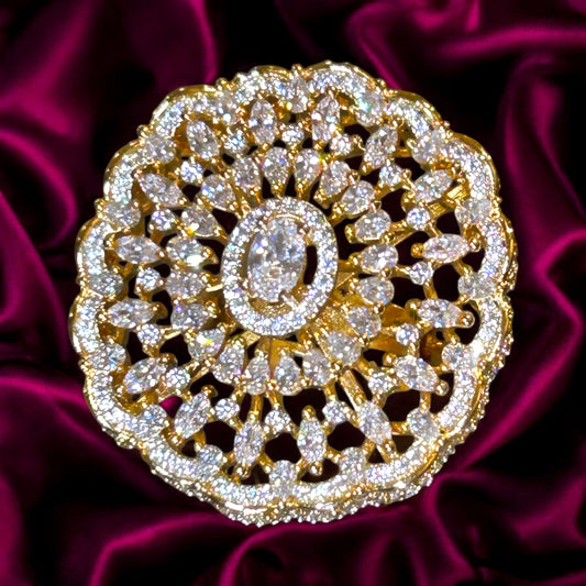 Sunflora Statement Ring