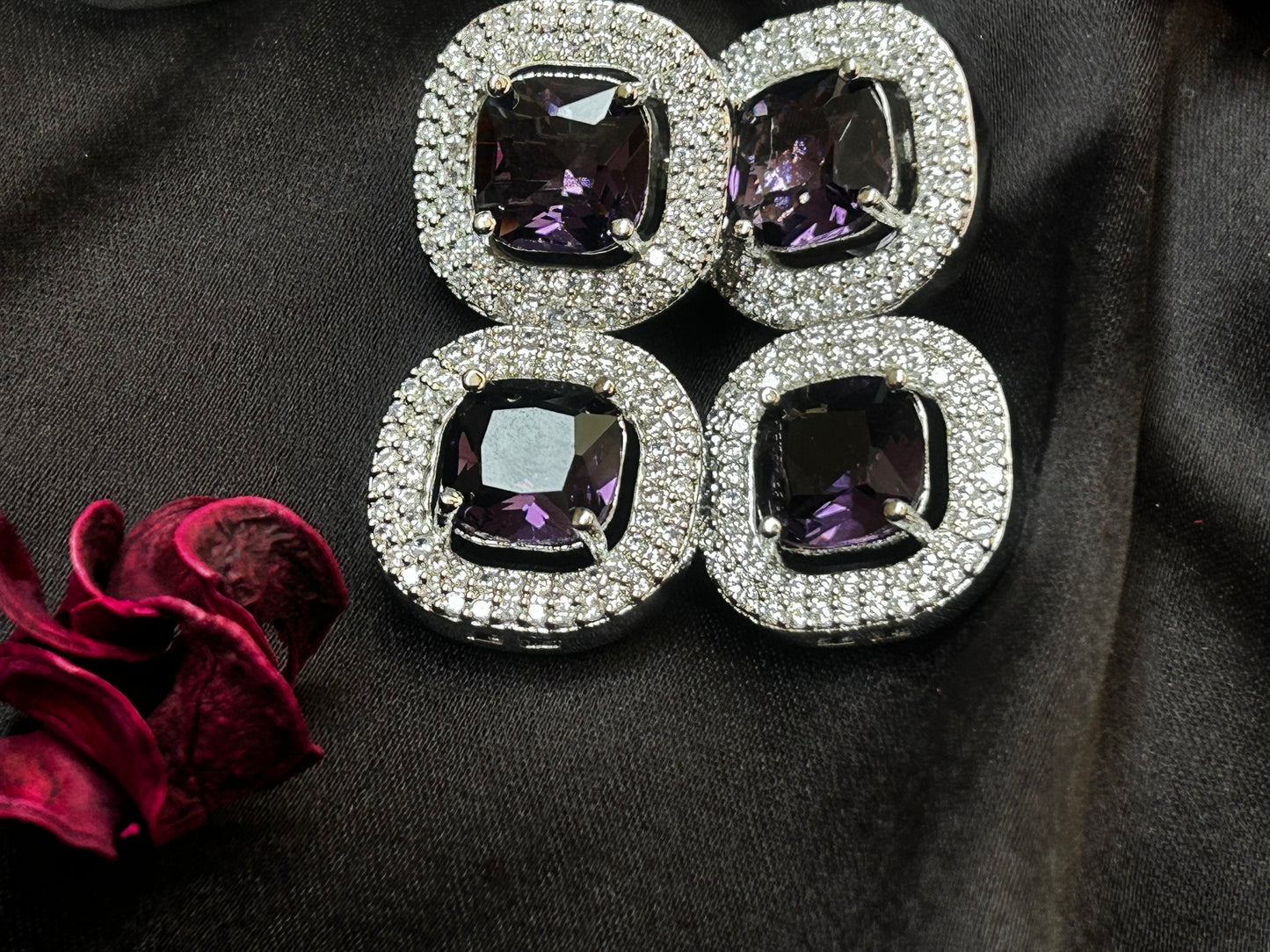 Alisha purple necklace