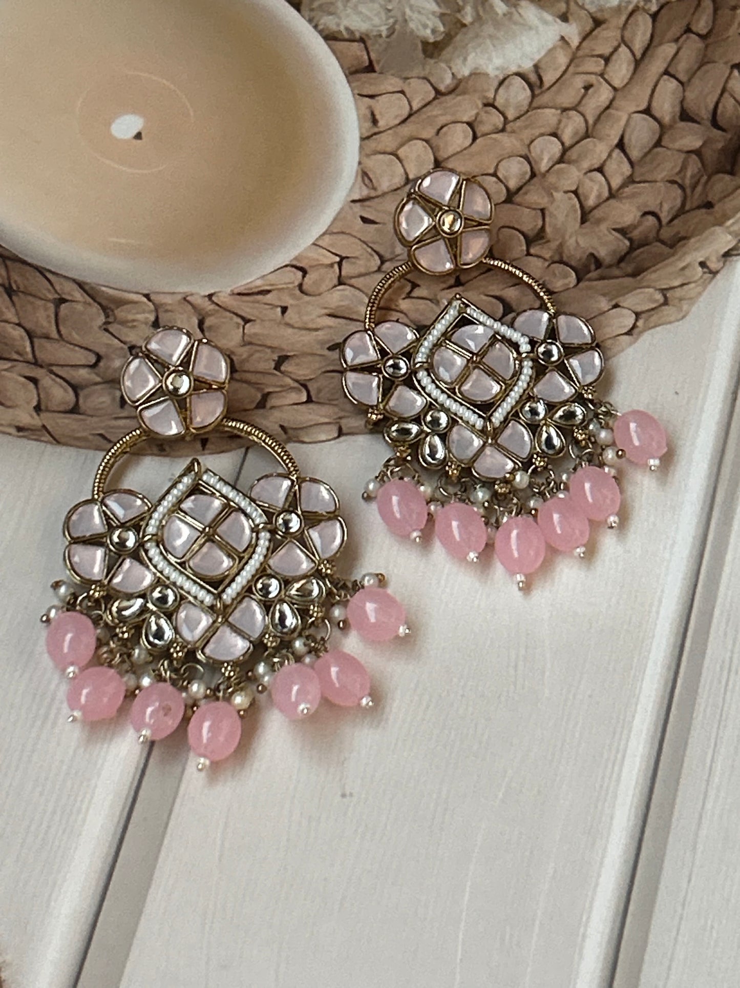 Sitara Pink  chandbalis