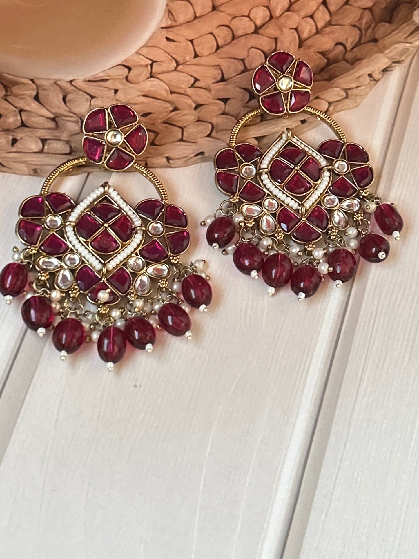 Sitara Rani pink chandbalis