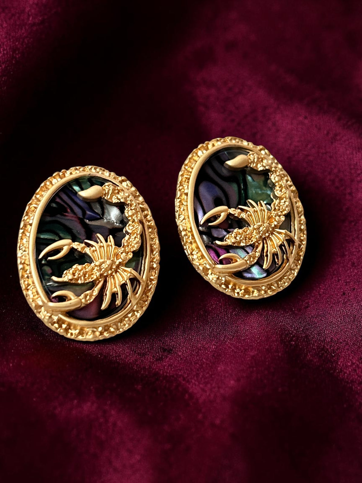 Golden scorpion Earrings