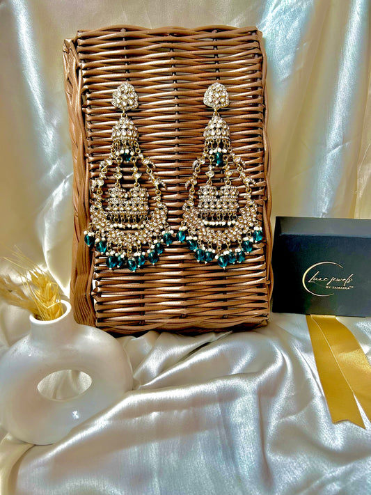 Aadhya Rama Blue  chandbalis