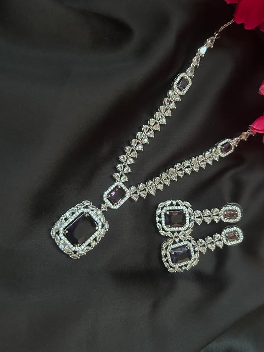 Layla purple necklace