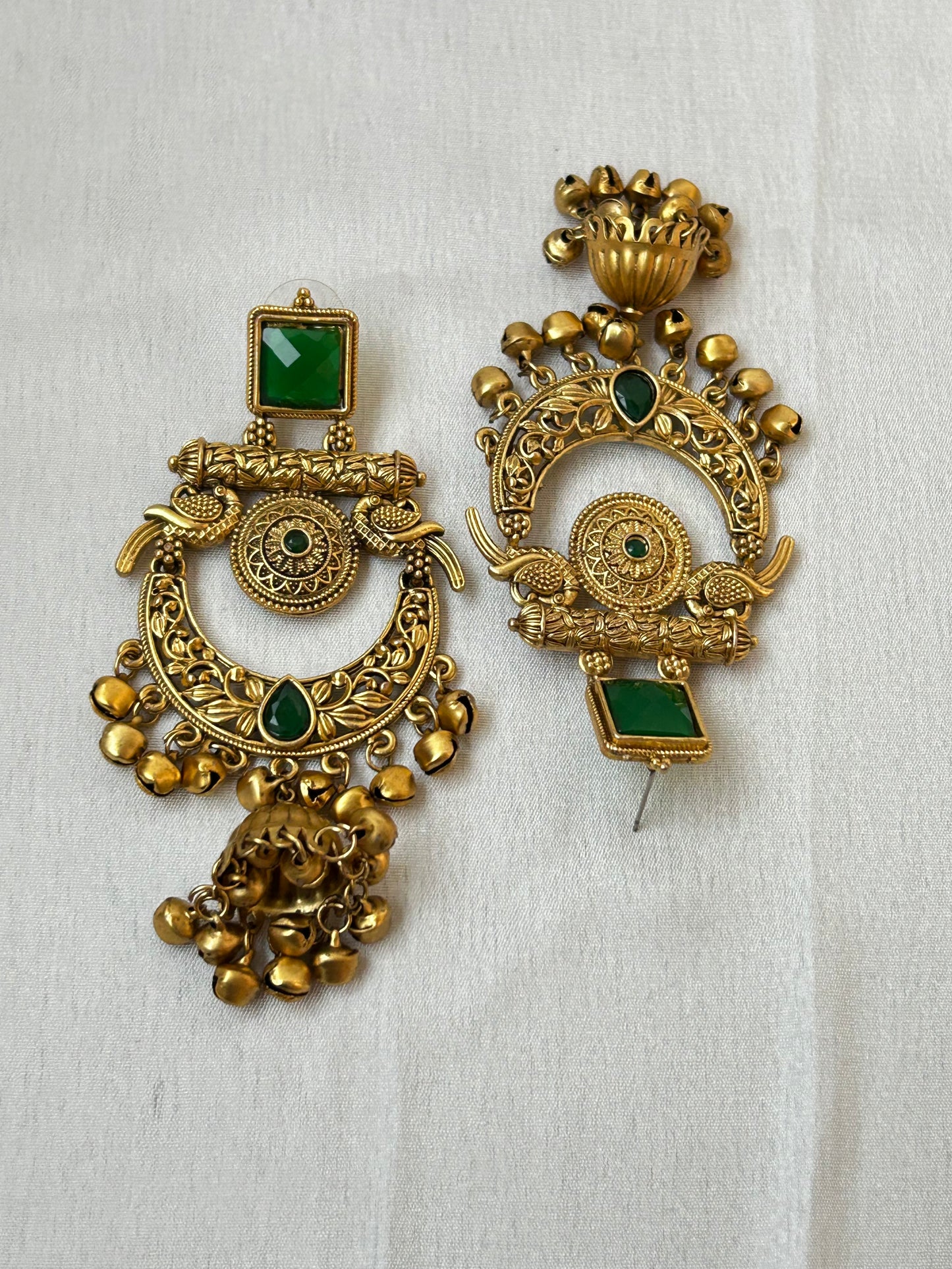 Matte Gold Emerald Majesty