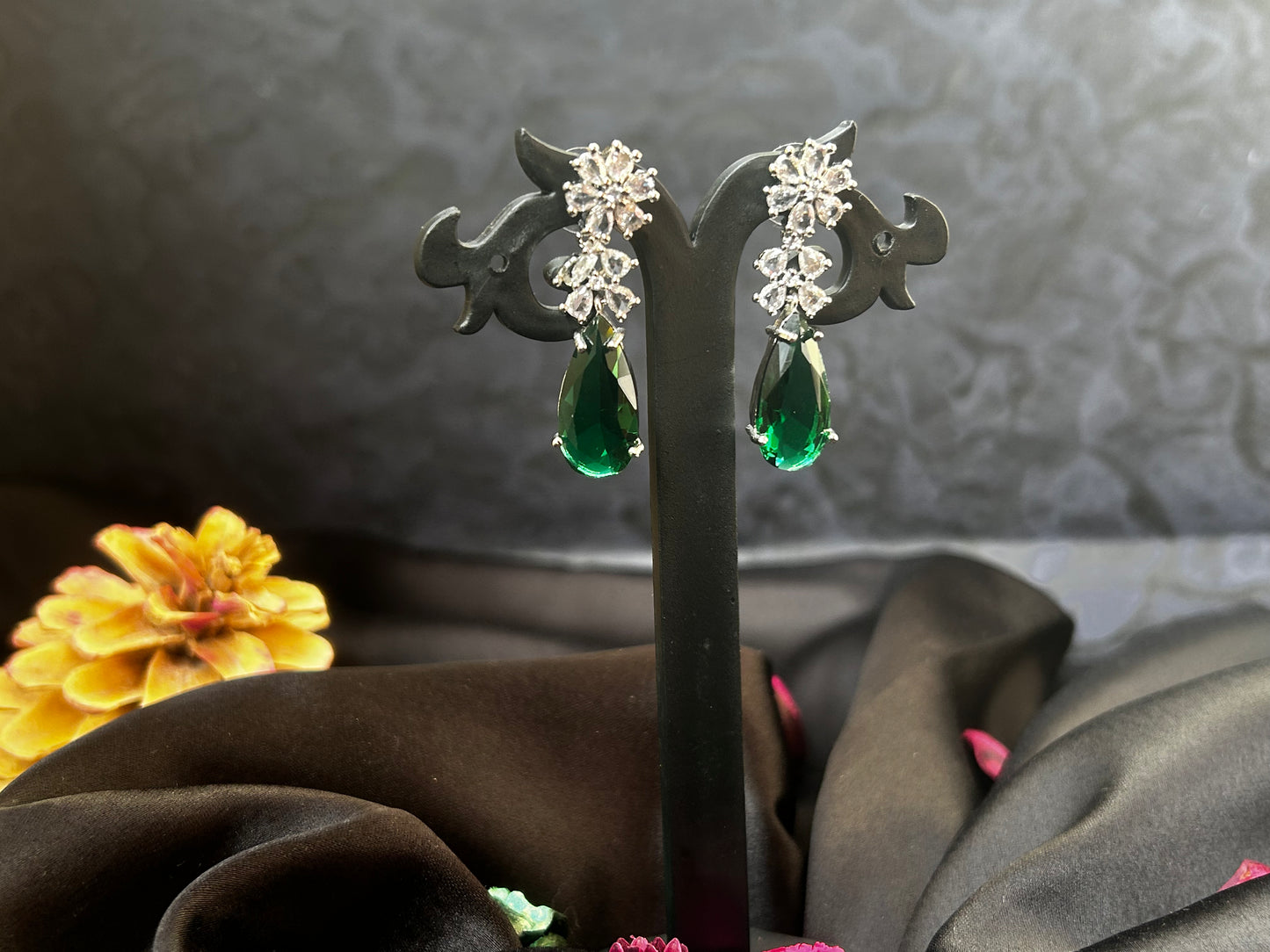 Akanksha Emerald Earings