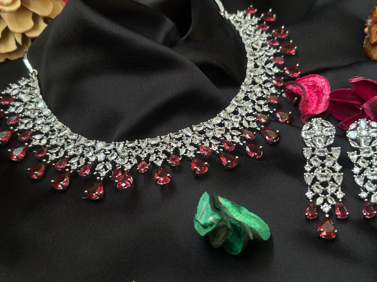Ahana ruby necklace
