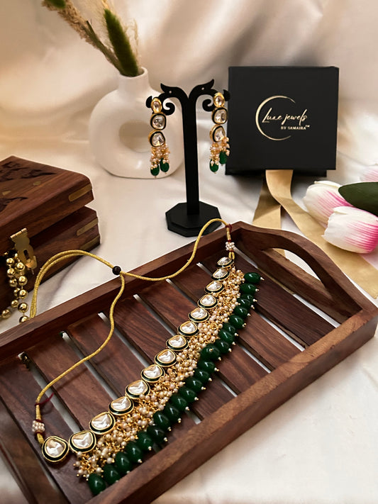 Ashley emerald necklaceset