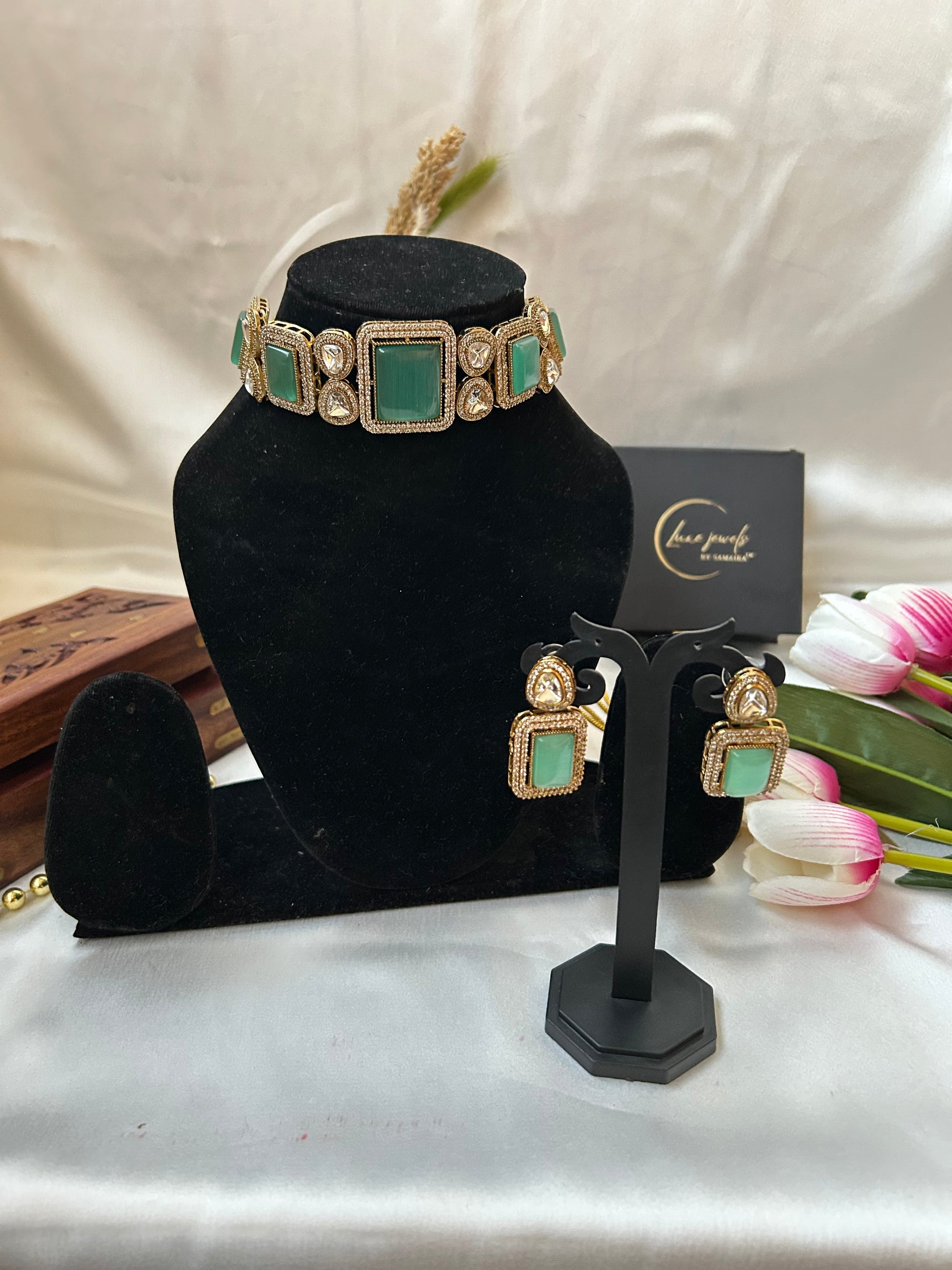 Sea Green Necklaceset