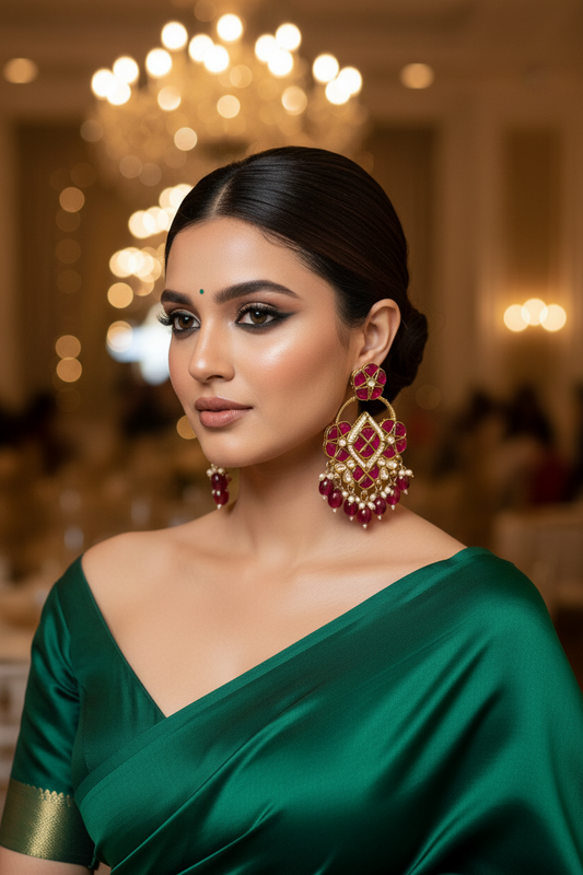 Sitara Rani pink chandbalis