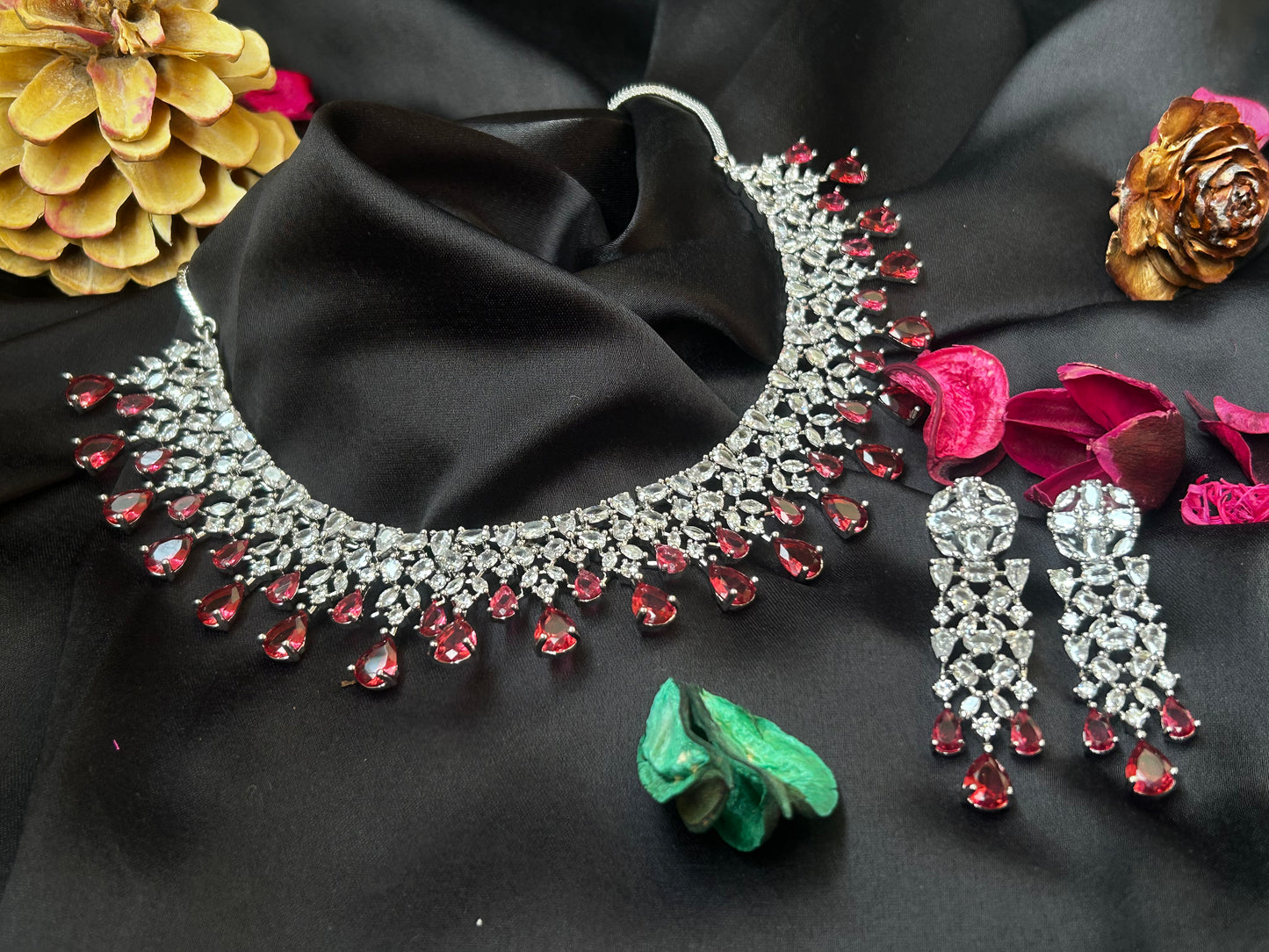 Ahana ruby necklace
