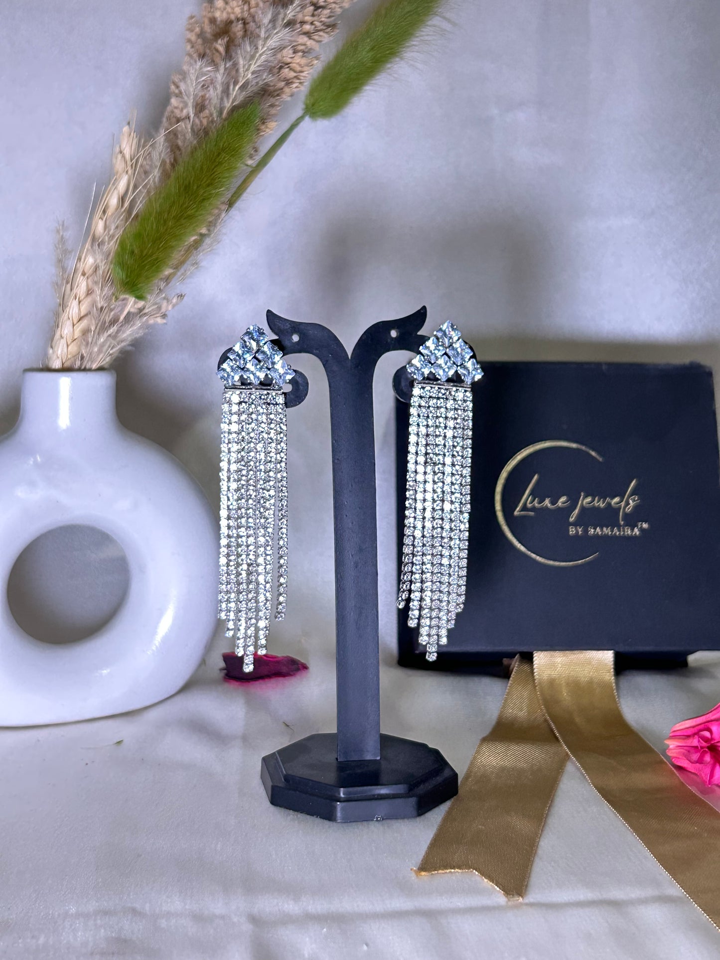 zainish silver earrings