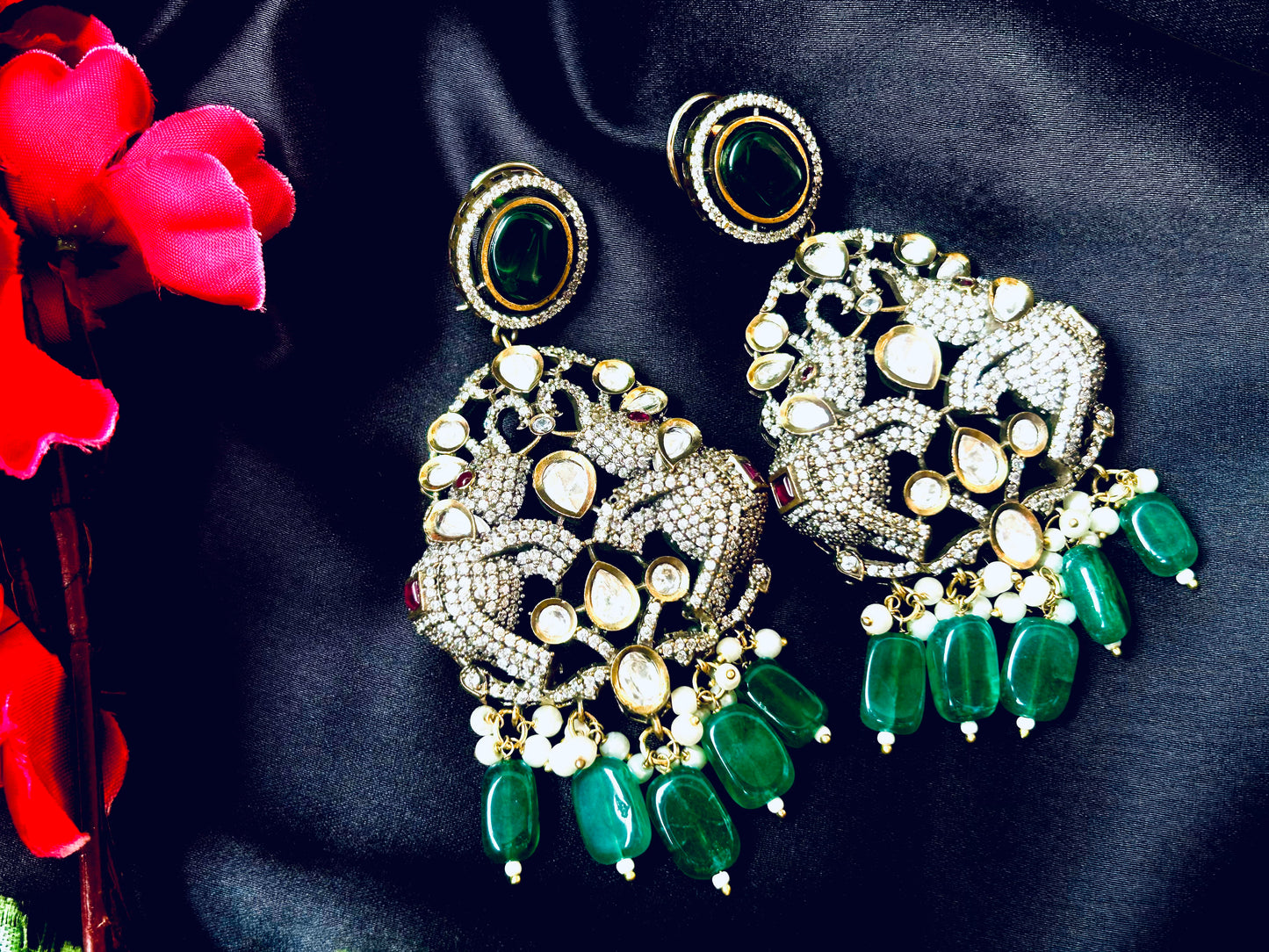 American diamond necklace set..