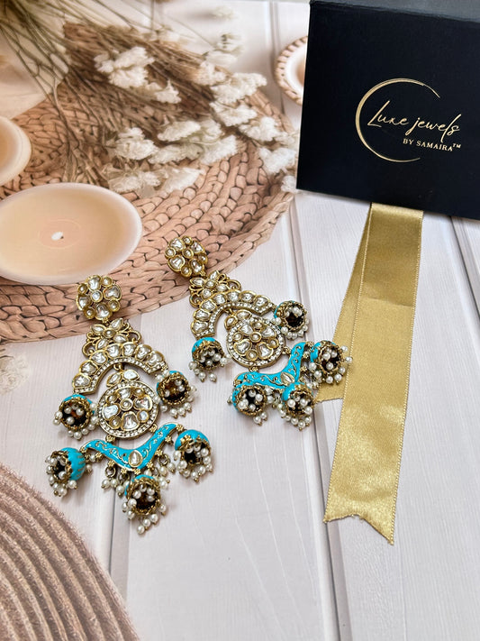 Bani Blue chandbalis