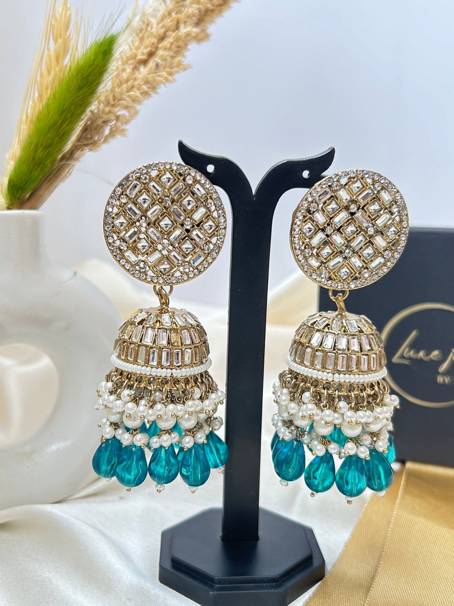 Vanya Rama green jhumka