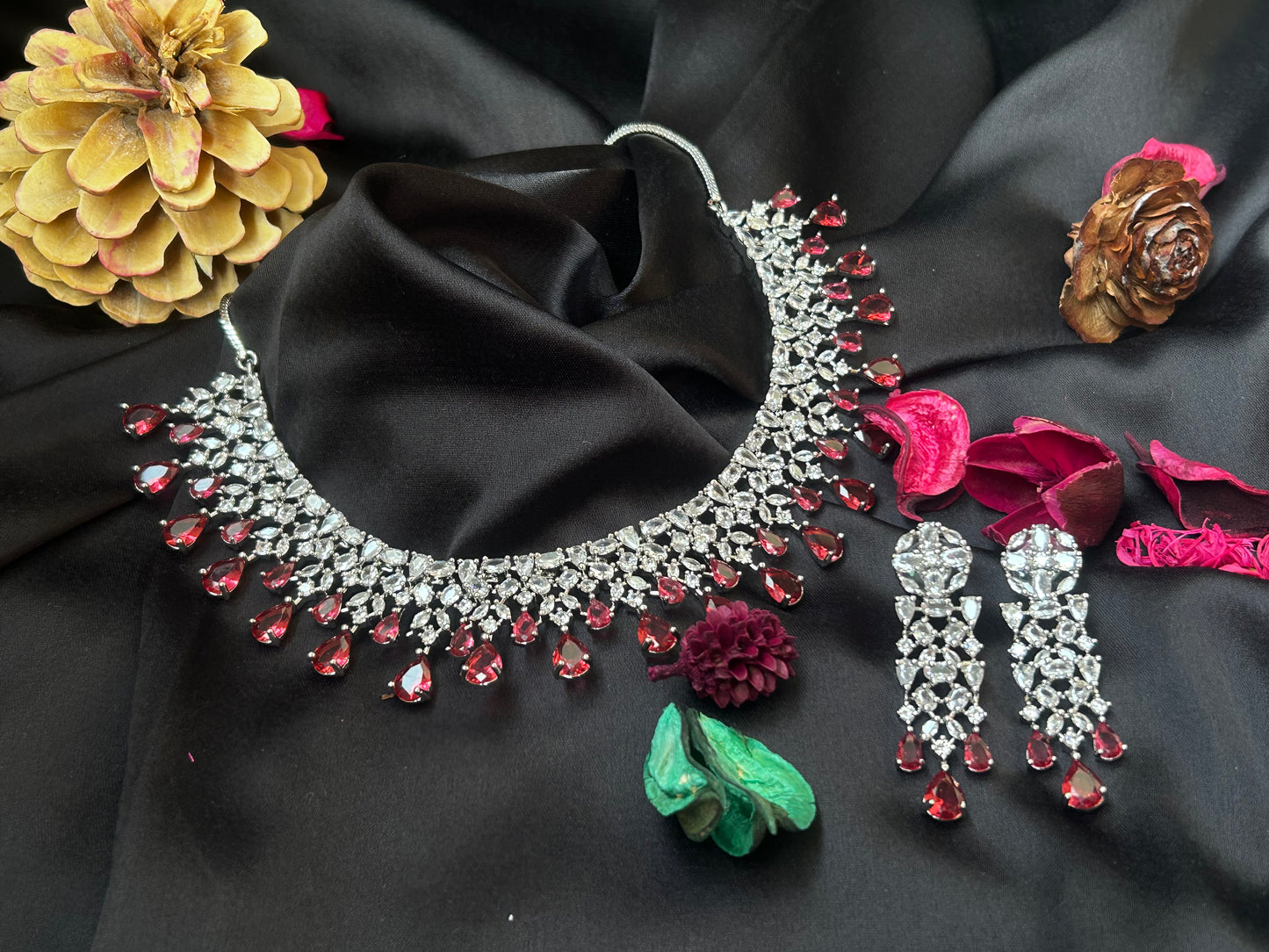 Ahana ruby necklace