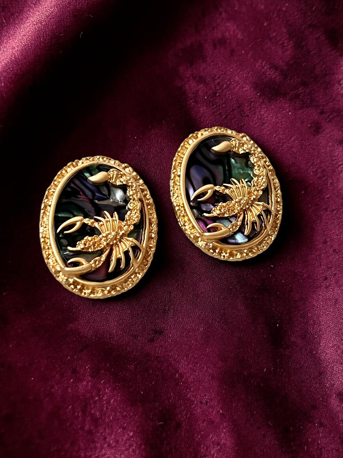 Golden scorpion Earrings