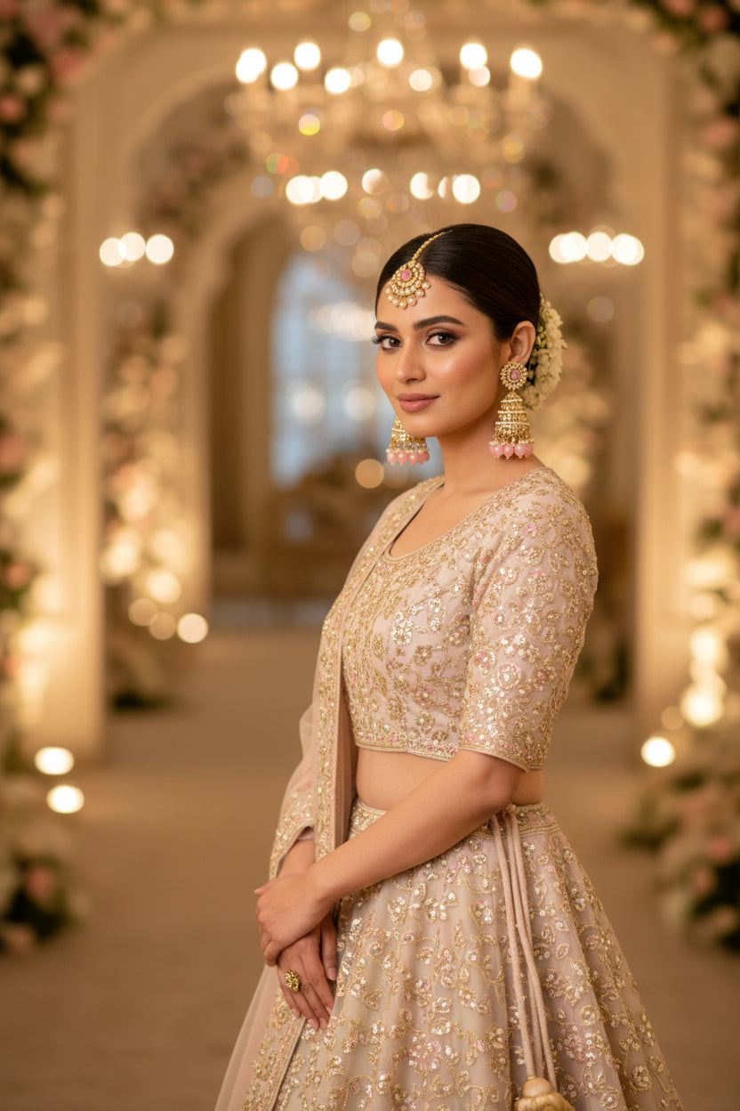 Zareen Lilac Jhumka