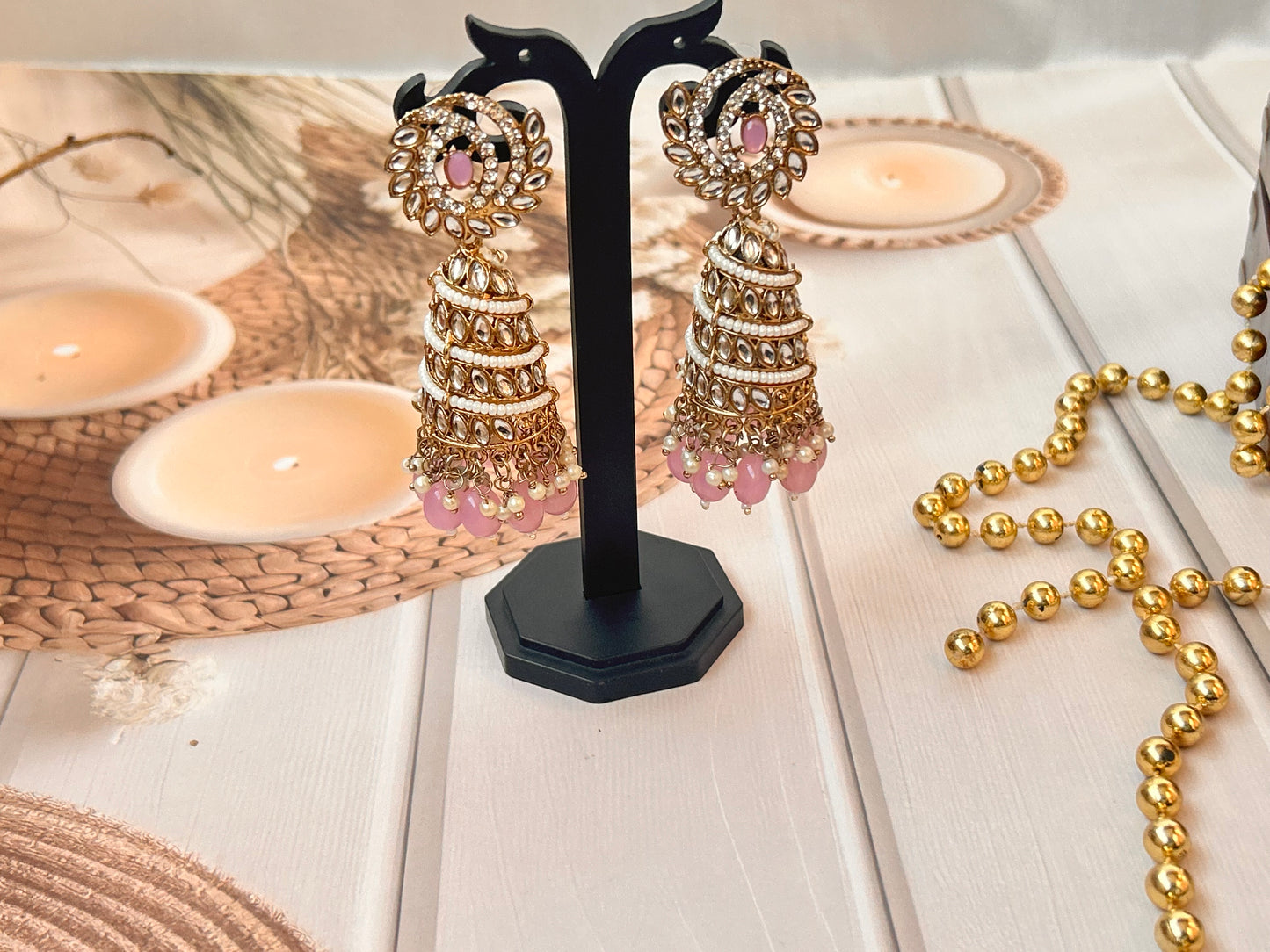Zareen Lilac Jhumka