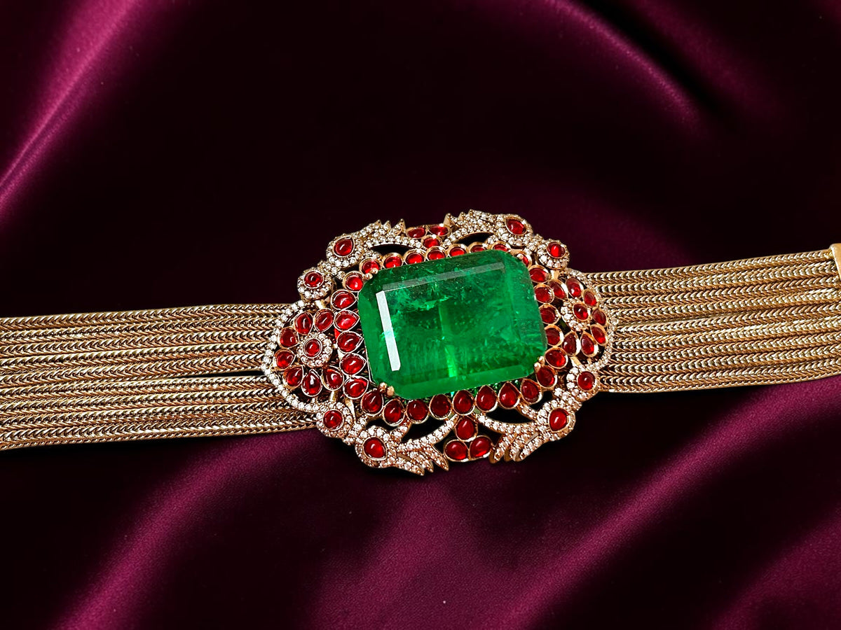 Celestia Emerald Necklace