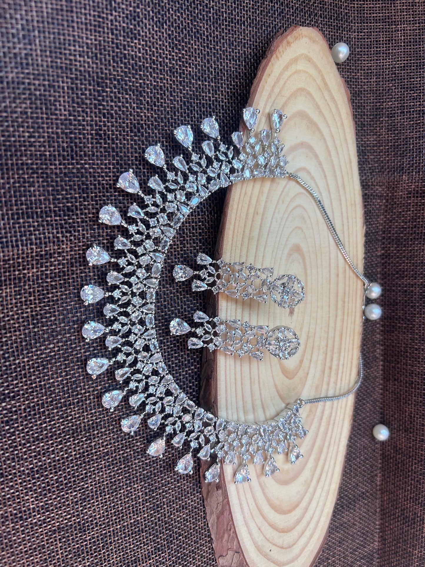Ahana white necklace