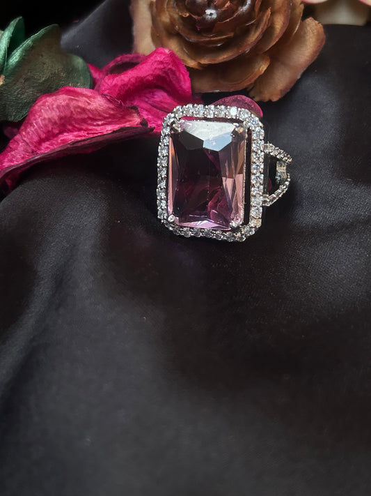 Pink maisha ring