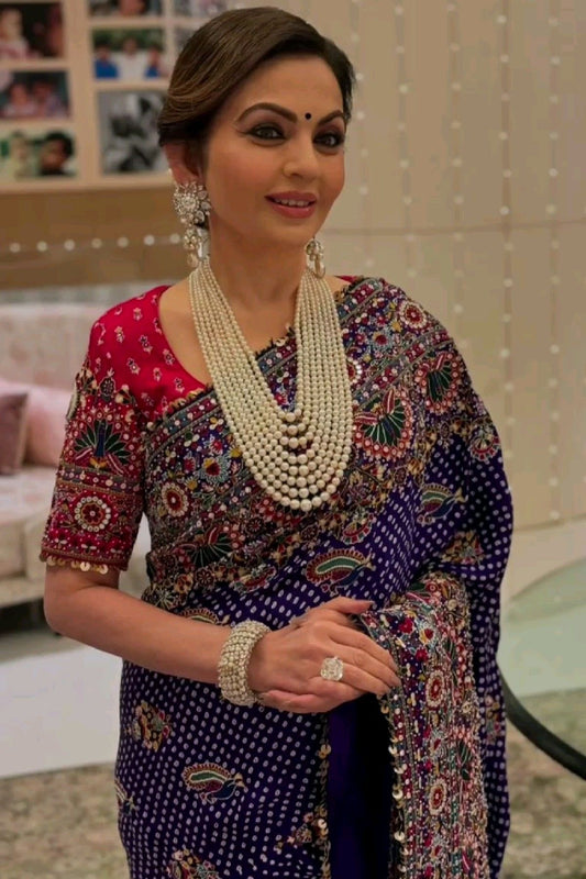 Neeta pearl long  necklace.